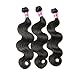 Beauty Queen Brazilian Body Wave Human Hair Bundles (18 20 22 Inch) 10A Unprocessed Weave 3 Bundles Virgin Hair Extensions
