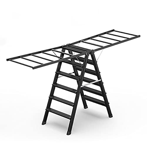 Étendoir à linge en aluminium pliable et portable pour vêtements et draps