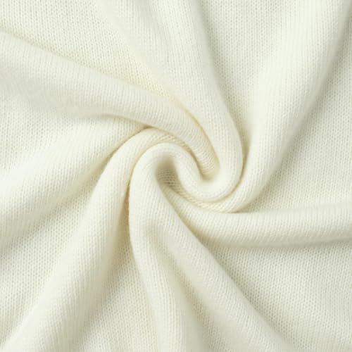 Suéter de punto para mujer JYHBHMZG holgado de cuello alto para otoño 6