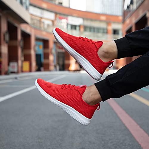 Image of YDB Men's Running Shoes Ultra Lightweight Breathable Walking Shoes Non Slip Athletic Fashion Sneakers Mesh Workout Casual Sports Shoes