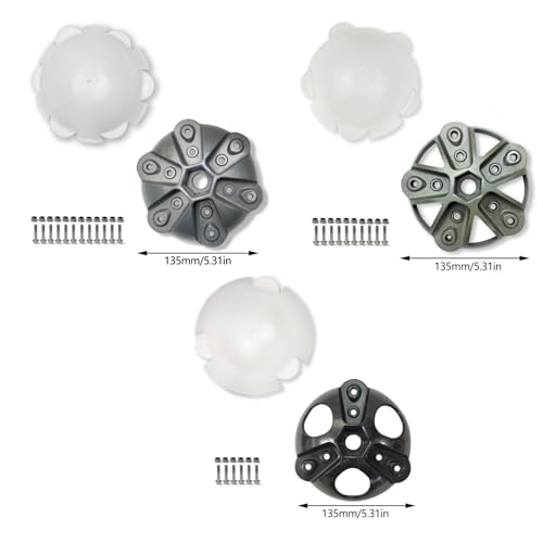 Capuchons de remplacement de moyeu de roue éolienne horizontale 135mm
