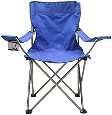 WFS Camping Quad Chair, Blue