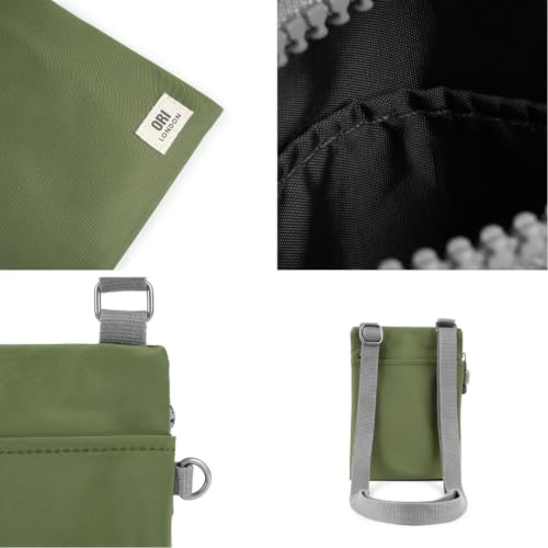 Image of ORI LONDON Crossbody Bag - Chunky Zip, Adjustable Strap, & Multi Pockets for Mobile Phones, Cards & More - Chelsea