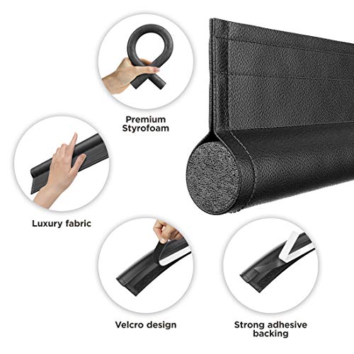 Under Door Draft Blocker Door Draft Stopper 32 To 38 Inches Weatherproofing Door Seal Strip Draft Stopper For Bottom Of Door Noize Reduction Sound Proof Door Draft Blocker Weatherstripping #TOP2