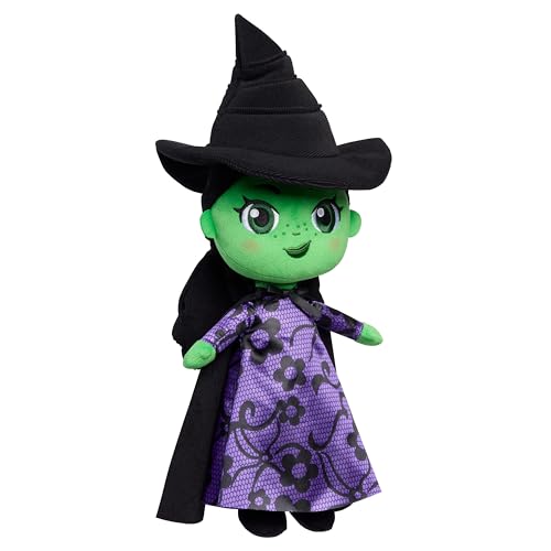Universal Wicked Small 8-inch Plush Elphaba Doll, Amazon Exclusive, Toy for Fans, Collectors, Teens, Girls, Kids, Ages 3 and Up