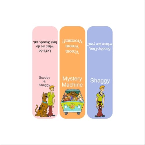 Image of Zesta Magnetic Bookmark Set of 7 | Aesthetic Book Mark for Reading | Cute Anime Bookmarks for Kids, Students | Book Accessories for Novels, Gifts for Readers(Cartoon, 9X2.5 Cms)