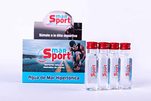 Monodosis Agua de Mar - Hipertónica MarSport (1 caja / 30 unidades) Envase de Plástico Libre de Bisfenol A y Ftalatos - Captada en el Parque Natural Cabo de Gata (Almería)