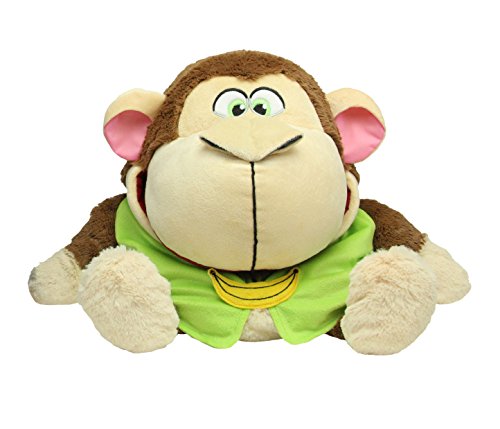 Tummy Stuffers 15 Inch Monkey Clean-up Companion & Snuggly Playtime Friend By Jay at Play