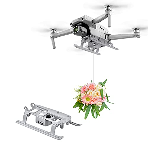TOMAT (2-in-1) Mavic Air 2S Light Landing Gear with Airdrop System for DJI Mavic Air 2 / DJI Air 2S Accessories(Transport Device/Fishing Drone/Wedding Scene/Search/Rescue)