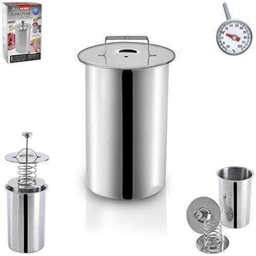 Orion Group Pressure Ham Cooker Stainless Steel with Thermometer 1.5 kg