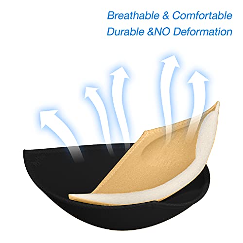 Ursmart 4 Pairs Bra Cups Inserts,Bra Pad Sports Cups Insert Push Up Sewn Padded For Beige,Black And White Optional … #TOP2