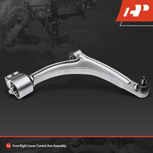 A-Premium Front Right Lower Control Arm Assembly, with Ball Joint & Bushing, Compatible with Chevy Malibu 2004-2012, Pontiac G6 2005-2010, Saturn Aura 2007-2009 - Image 3