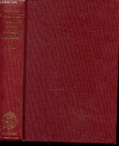 A Concise Etymological Dictionary of the Englis... B000LZFSZQ Book Cover