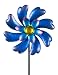 MUMTOP Wind Spinner 45" Wind Sculptures for Patio Lawn and Garden Let You Feel Different Visual Effects and Relax Your Mood (Blue)