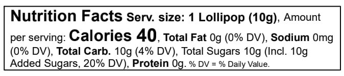 Miniatura 2 de Sparko Sweets Paletas redondas de miel natural, fabricadas en Estados Unidos a partir de miel pura orgánica de origen local, sin ingredientes