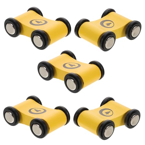 YARNOW 5個 木製力車おもちゃ 高速スライドトラック設計 幼児向けクリエイティブ学習用 ミニレースカー の遊びと探索に