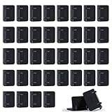 Kantenschutz Winkel, 36 Stück Kunststoff Kantenschutz, 4.5×3cm Kantenschutz-Zurrgurte, LKW-Kantenschutz für Zurrgurte mit 25 mm Breite, Ladungssicherung (Schwarz)