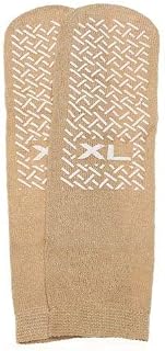 SPECIAL Slipper Socks; XL 3 pack in Beige