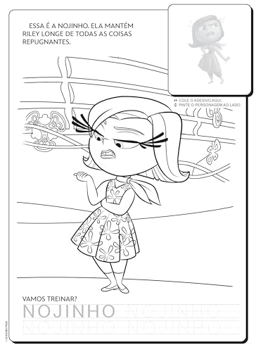 Livro Tapete Divertido Disney - Divertidamente 2