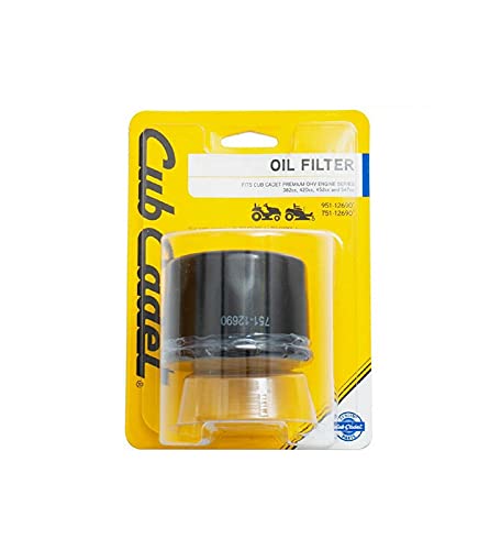 RINGMASH (New Part 4P90 Genuine OEM MTD Compatible with CUB Cadet TROYBILT Oil Filter 951-12690 751-11501 Engine + All Other Models in Description