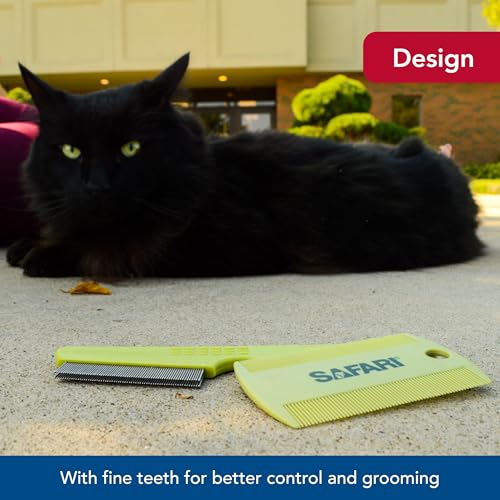 Coastal Pet - Safari - Pentes de pulgas para gatos - Suprimentos de cuidados pessoais