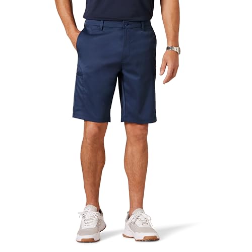 Amazon Essentials Men's 10" Classic-Fit Moisture Wicking Cargo Golf Shorts with Multi-Pocket Design (Available in Big & Tall), Navy, 54 by Amazon Essentials - Used condition - US$18.04