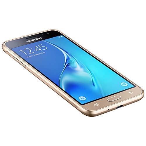 SAMSUNG Galaxy J3 - Smartphone de 5'' (SIM única, Android, Memoria Interna de 8 GB, 4G, MicroSIM, Edge, GPRS, gsm, HSPA+, HSUPA, UMTS, WCDMA, LTE), Oro
