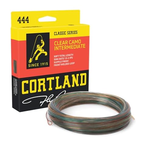 Cortland 444 Intermediate Clear Camo Fly Line WF7 Cover