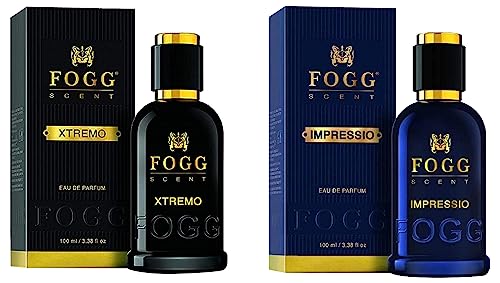 Image of Fogg Xtremo Scent For Men, 100ml & Impressio Scent For Men, 100ml (Spray)