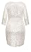 City Chic Plus Size Dress Razzle in Nude, Size 14