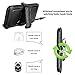 Aetech for LG Aristo 2/Aristo 3/Rebel 4 LTE/Aristo 2 Plus/K8 2018 Plus/Phoenix 4/Tribute Dynasty/Zone 4/Fortune 2/Risio 3 Phone Case with Belt Clip Screen Protector Kickstand for Women Men, Black