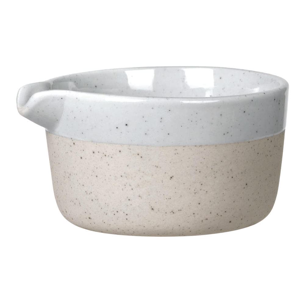 blomus SABLO Ceramic Stoneware Cream Container, 5 oz - Cloud