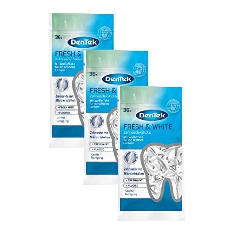 DenTek Fresh & White Dental Floss Sticks Cover
