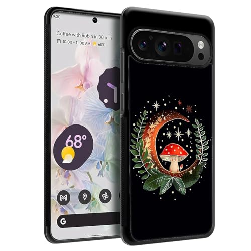 Coque Google Pixel 9 Pro XL lune feuillue pour vos sorties