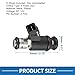 A ABSOPRO Fuel Injector No.021906031B Fuel Injection Nozzle for VW Golf 1992-1997 2.8 VR6 for VW Passat 1991-1996 2.8 VR6 Black