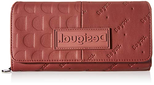 Desigual Accessories PU Long Wallet, Largo Walet. para Mujer, Rojo, U
