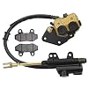 GOOFIT Moto éTrier De MaîTre Cylindre De L’Ensemble De Frein ArrièRe Avec Plaquettes De Frein Remplacement Pour 50cc 70cc 90cc 110cc 125cc ATV Moto cross