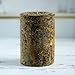 Still Water Candles Handmade Dark Brown Rustic Textured Unscented Pillar Candle, Primitive Country Farmhouse Home Decoration, Clean Burning Wax, Many Sizes Small 3x4, 3x6, 4x6, to Giant 3 Wick 6x9