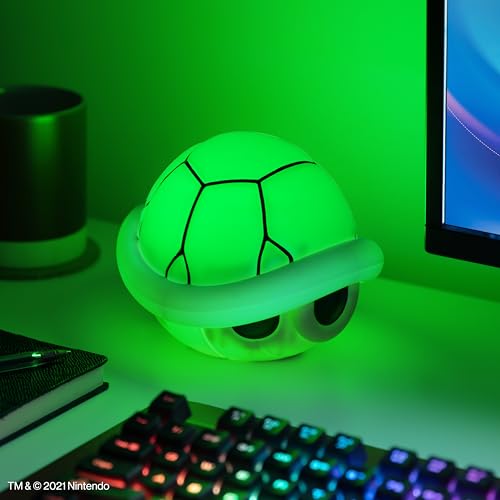 Miniatura 4 de Paladone Super Mario Bros Green Shell Light con sonido | Funciona con pilas, producto oficial de Nintendo Talla única, multicolor