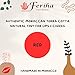 FERIHA Aker Fassi Moroccan Clay Pot Lip Stain – Authentic Organic Lip & Cheek Tint, Long-Lasting Red Color, Buildable & Chemical-Free
