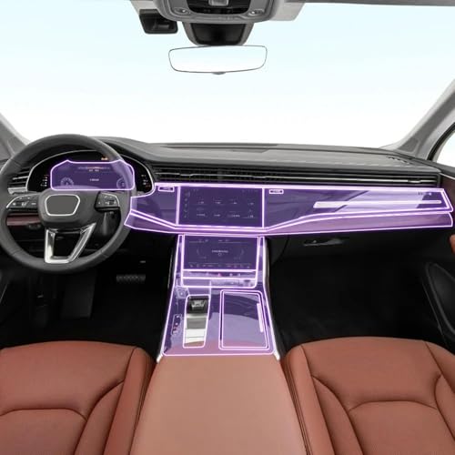 Protection d'écran de navigation GPS Audi Q7 pour protéger le film intérieur en TPU