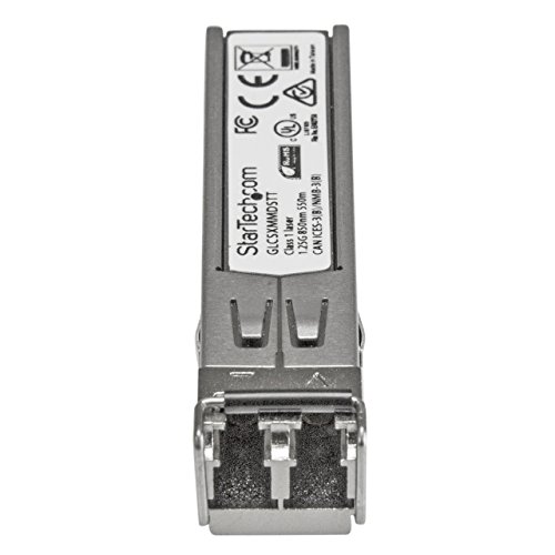 Image of StarTech Cisco GLC-SX-MMD Compatible SFP Module, LC 550m, TAA (GLCSXMMDSTT)