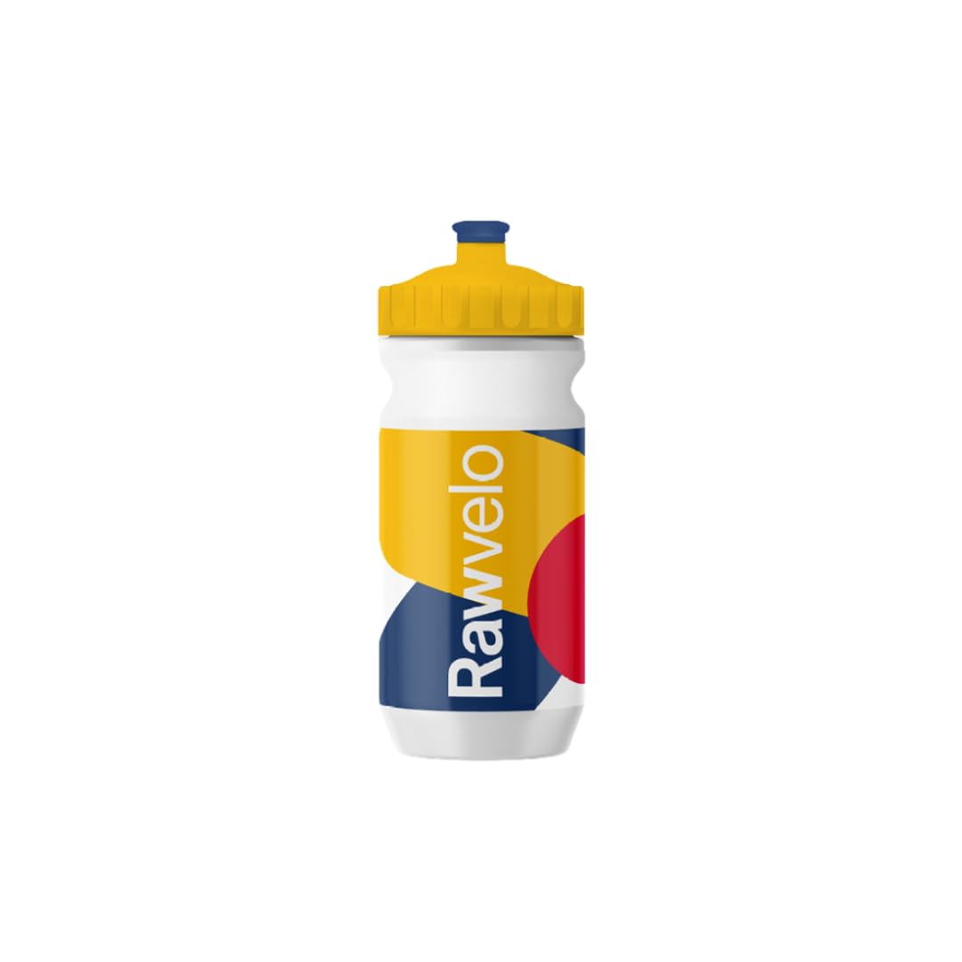 Rawvelo 600ml WATER BOTTLE, BPA Free Reusable Sports Cycling Water Bottle, Squeezy Bidon, Screw-on Cap & Leakproof Pull Lid - Image 2