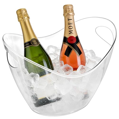 3.5L Ice Bucket for Parties, Portable Drink Bucket for Cocktail