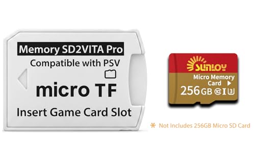 Sunloy SD2Vita 6.0 PS Vita Memory Card Adapter, Micro SD to PSVita SD Card Adapter Compatible with PSV 1000/2000/PSTV FW 3.60 HENkaku Enso System — view 4