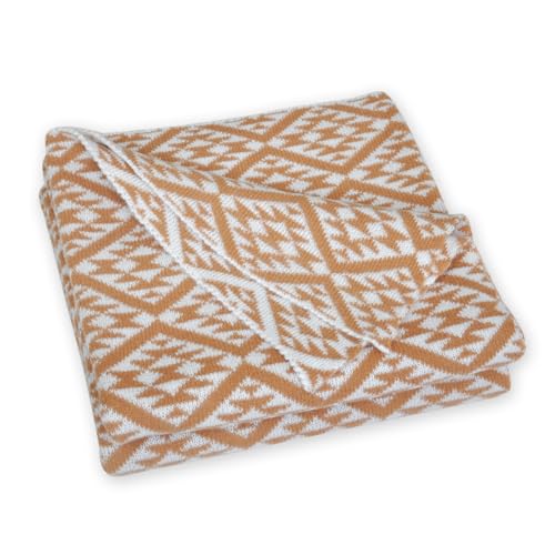 GXIHOUSLGC Knitted Full Size Throw Blanket - Lightweight Breathable Summer Soft Blanket of Polyester Imitation Cotton for Anti-Static,Luxury Throws for Bed, Couch and Sofa,Cozy Decorative Blankets,D2