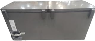 Voltas 360 Litre, 5 star, Convertible, Hard Top Double Door Chest Freezer, Castor wheels, UV graded plastic (VOLTAS CVF360DA5-W-PL, Grey)