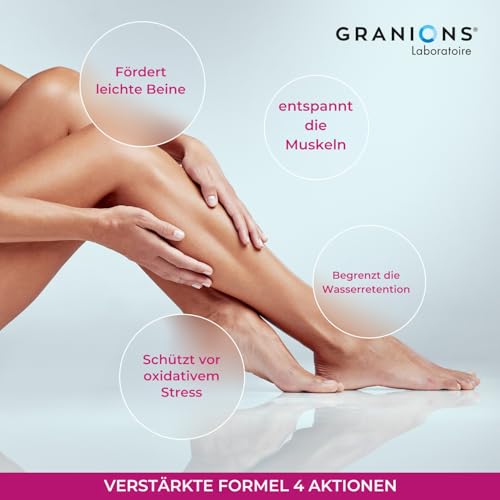 Veinomix | Leichte Beine, Venenkomfort, Wassereinlagerungen, Oxidativer Stress| 60 Tabletten |Granions