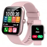 Smart Watch for Men Women with Bluetooth Call,Alexa Built-in Smartwatch,1.83"DIY Dial Fitness Watch with Sleep Heart Rate SpO2 Monitor,100+ Sport Mode,IP68 Waterproof Watch Compatible with Android iOS