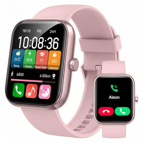 Smart Watch for Women Men with Bluetooth Call, Alexa Built-in